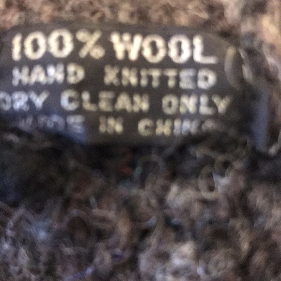 Vintage 100% Wool Hand Knitted Indian Tribe Scarf - Picture 15 of 15